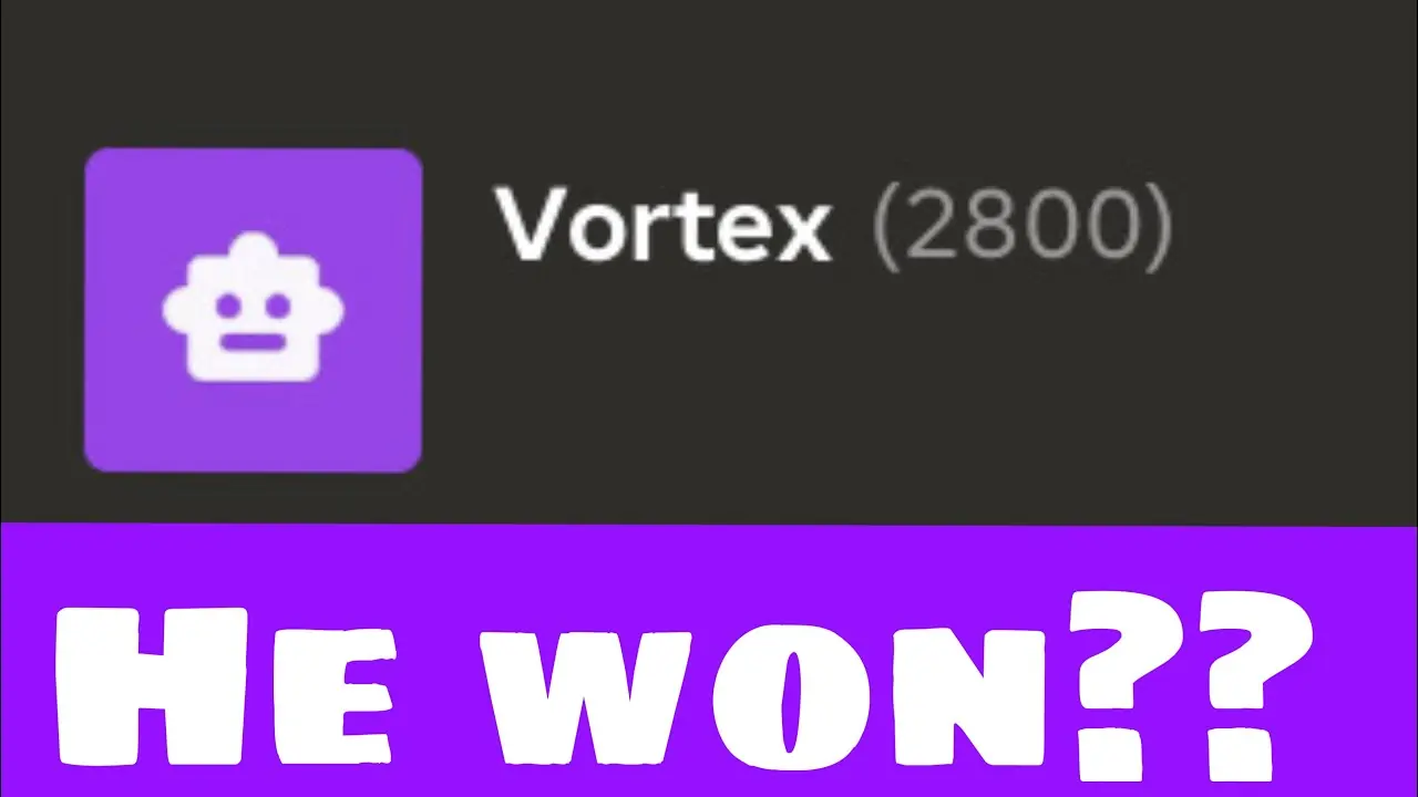 Thumbnail of a video comparing Vortex and a Chess.com bot